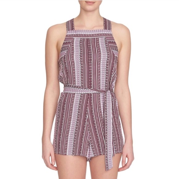 1. State Pants - 1. State Plum Berry Turkish Delight Print Romper S